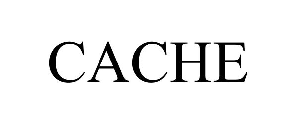 Trademark Logo CACHE