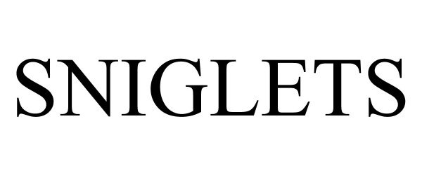 Trademark Logo SNIGLETS