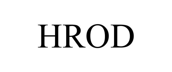 Trademark Logo HROD