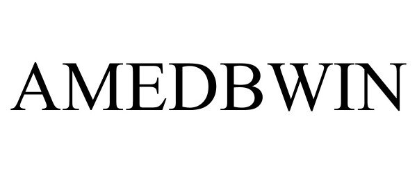Trademark Logo AMEDBWIN