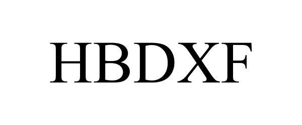 Trademark Logo HBDXF