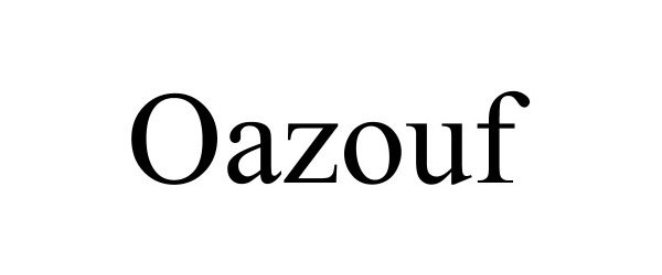 Trademark Logo OAZOUF