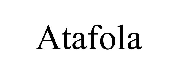 Trademark Logo ATAFOLA