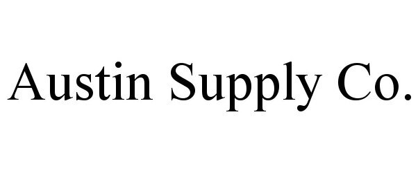  AUSTIN SUPPLY CO.