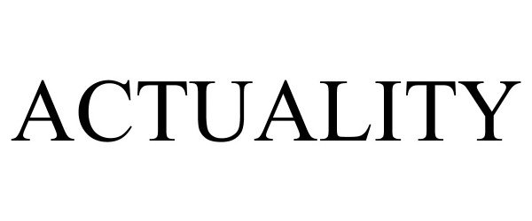 Trademark Logo ACTUALITY