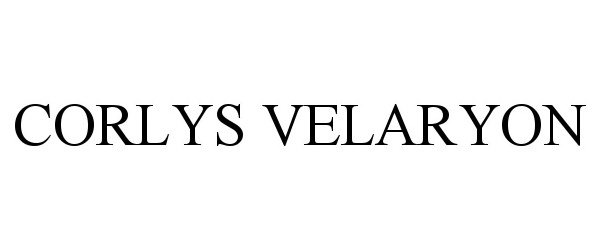 Trademark Logo CORLYS VELARYON