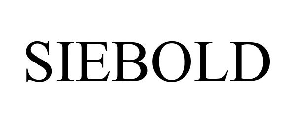 Trademark Logo SIEBOLD