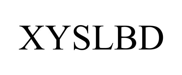 Trademark Logo XYSLBD