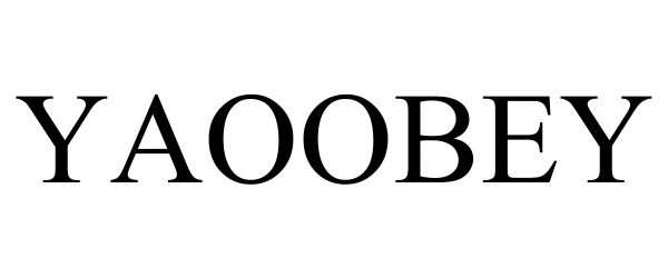 Trademark Logo YAOOBEY