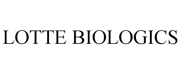 Trademark Logo LOTTE BIOLOGICS