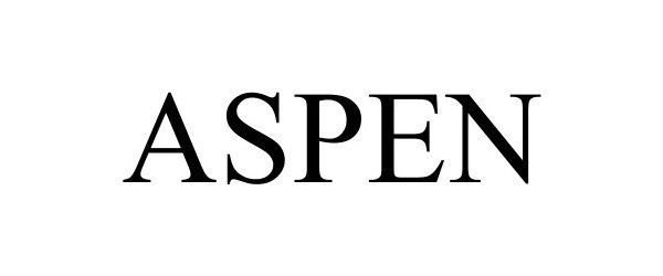 Trademark Logo ASPEN