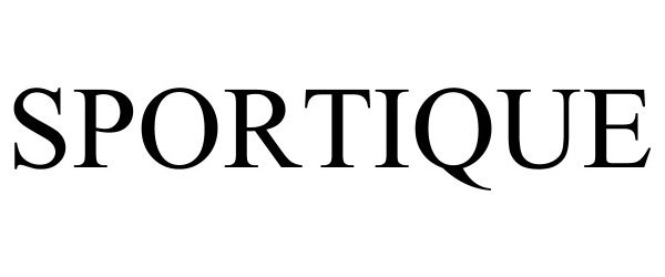 Trademark Logo SPORTIQUE