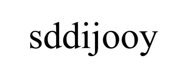 Trademark Logo SDDIJOOY