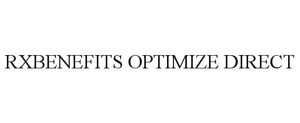  RXBENEFITS OPTIMIZE DIRECT