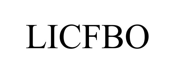 Trademark Logo LICFBO