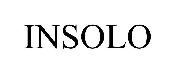 Trademark Logo INSOLO