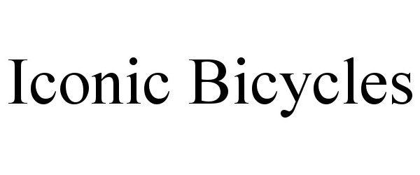  ICONIC BICYCLES