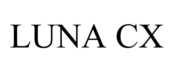 Trademark Logo LUNA CX