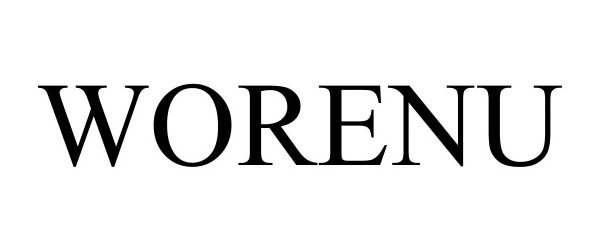 Trademark Logo WORENU