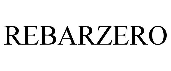 Trademark Logo REBARZERO