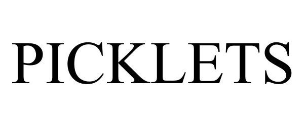 Trademark Logo PICKLETS