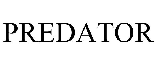 Trademark Logo PREDATOR