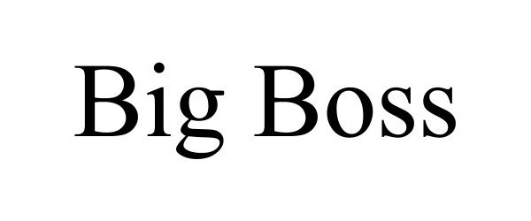 Trademark Logo BIG BOSS