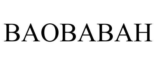  BAOBABAH