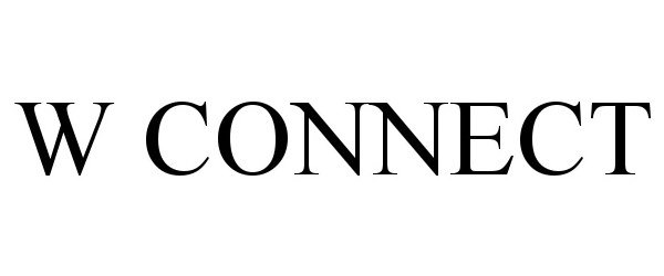 Trademark Logo W CONNECT