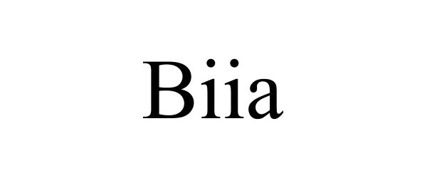 Trademark Logo BIIA