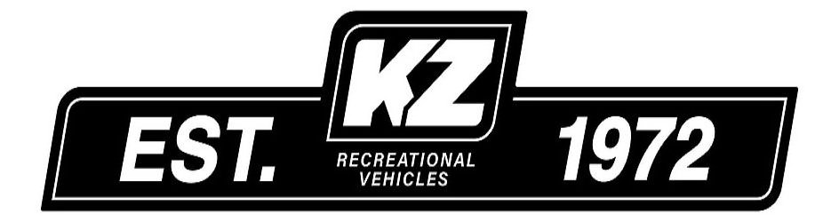 Trademark Logo KZ RECREATIONAL VEHICLES EST. 1972