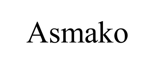 Trademark Logo ASMAKO