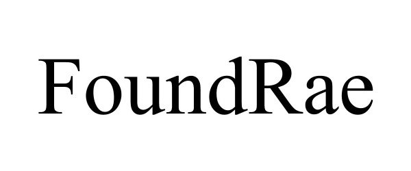 Trademark Logo FOUNDRAE