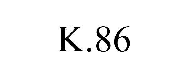 Trademark Logo K.86