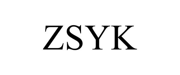 Trademark Logo ZSYK
