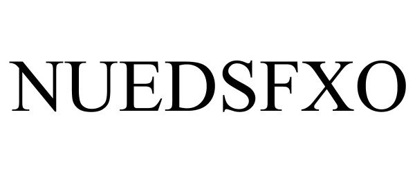 Trademark Logo NUEDSFXO