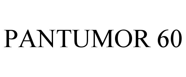 Trademark Logo PANTUMOR 60