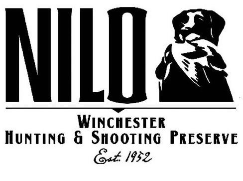 Trademark Logo NILO WINCHESTER HUNTING &amp; SHOOTING PRESERVE EST. 1952