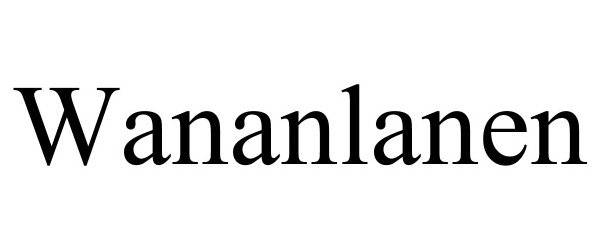 Trademark Logo WANANLANEN