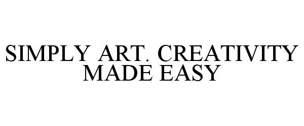  SIMPLY ART. CREATIVITY MADE EASY