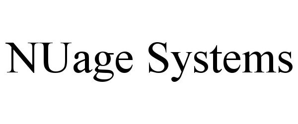  NUAGE SYSTEMS