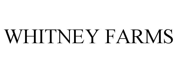 Trademark Logo WHITNEY FARMS