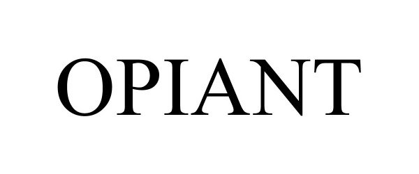 Trademark Logo OPIANT