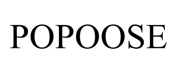 Trademark Logo POPOOSE
