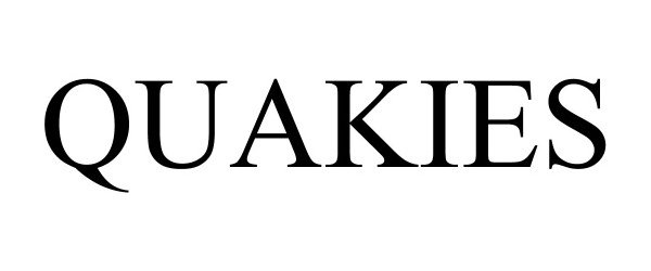 Trademark Logo QUAKIES