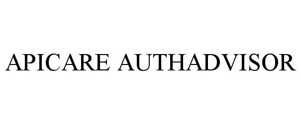 Trademark Logo APICARE AUTHADVISOR