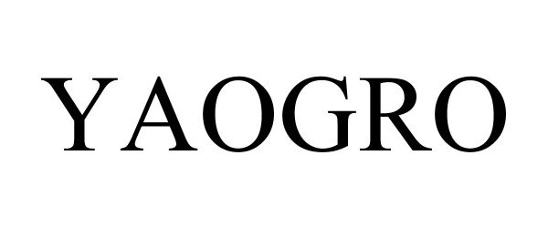 Trademark Logo YAOGRO