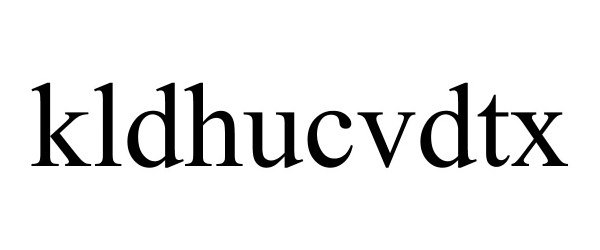 Trademark Logo KLDHUCVDTX