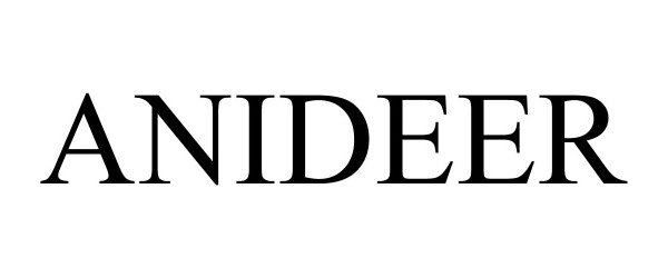 Trademark Logo ANIDEER
