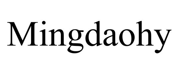  MINGDAOHY